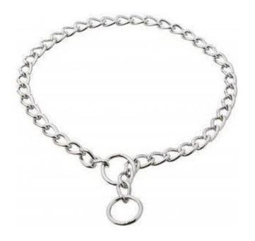Collar de ahorque cromado